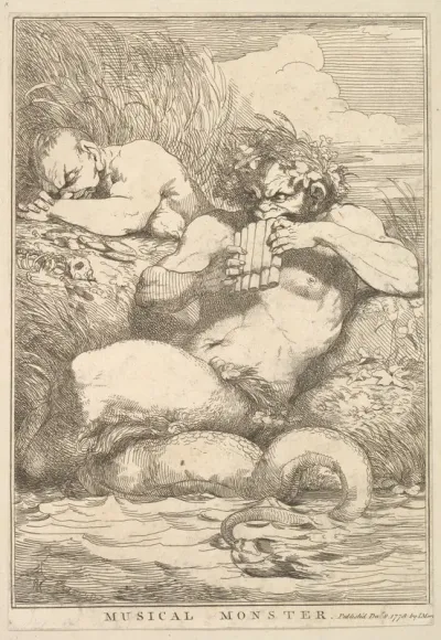 Musical Monster, from "Fifteen Etchings Dedicated to Sir Joshua Reynolds"