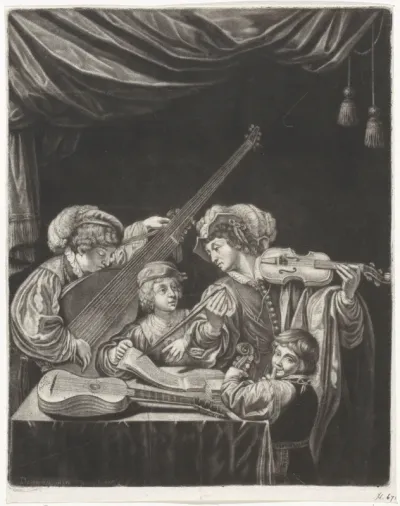 Musicerend gezelschap