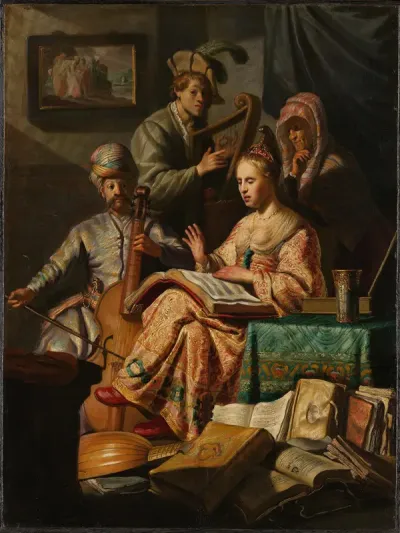 Musicerend gezelschap