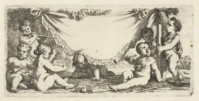 Musicerende putti