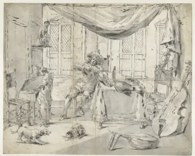 Musicians in an Interior