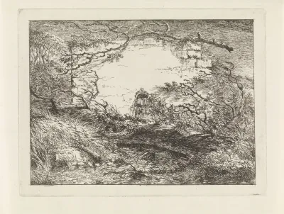 Muur met watertoevoer