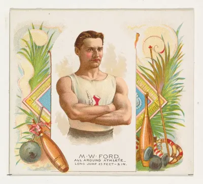 M.W. Ford, All Around Athlete, from World's Champions, Second Series (N43) for Allen & Ginter Cigarettes