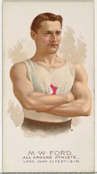 M.W. Ford, All Around Athlete, from World's Champions, Series 2 (N29) for Allen & Ginter Cigarettes