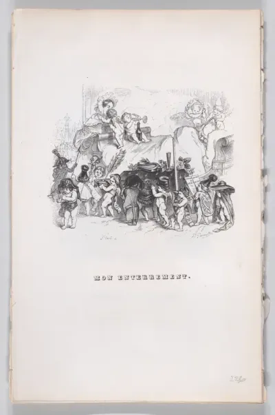 My Burial, from "The Complete Works of Béranger"