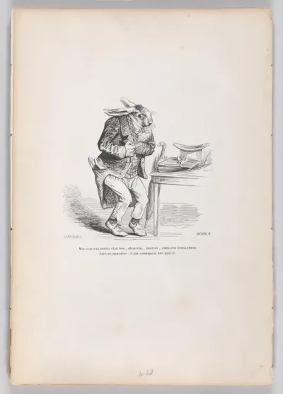 My new master, from "Scenes from the Private and Public Life of Animals"