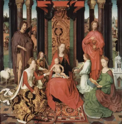 Mystical marriage of Saint Catherine
