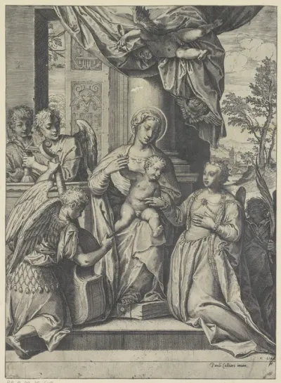 Mystieke huwelijk van de heilige Catharina