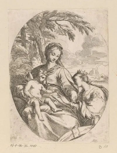 Mystieke huwelijk van de heilige Catharina