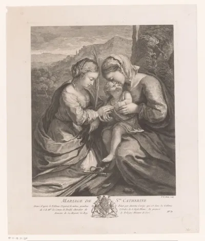 Mystieke huwelijk van H. Catharina van Alexandrië