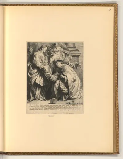 Mystische Verlobung des seligen Hermann Joseph mit Maria