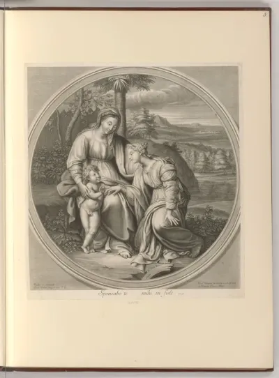 Mystische Vermählung der Katharina von Alexandrien