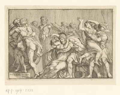 Mythologisch-historische scene