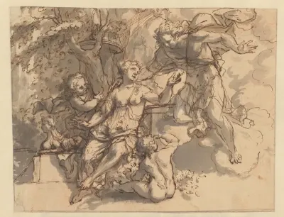 Mythologische of allegorische voorstelling