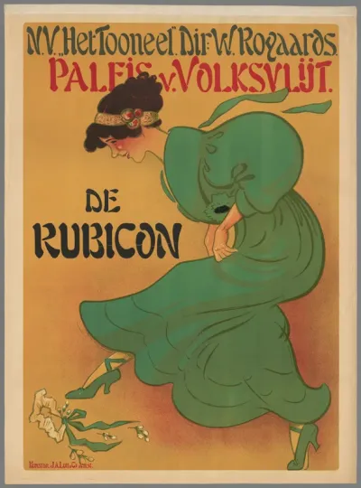 N.V. Het Toneel. Dir. W. Royaards. Paleis v. Volksvlijt. De Rubicon