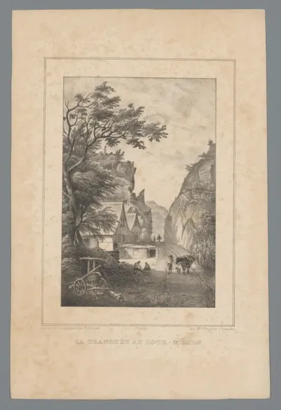 Na de overstroming van de Ahr in 1804