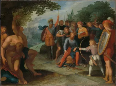 Na de val van Vetera laat Julius Civilis zijn haar knippen, terwijl zijn zoontje enige gevangenen doodt