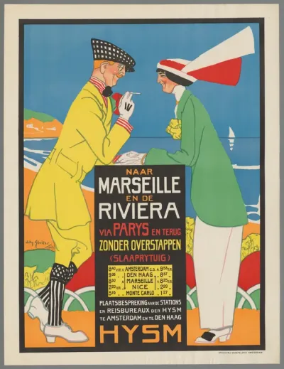 Naar Marseille en de rivièra via Parijs en terug zonder overstappen. H.IJ.S.M.
