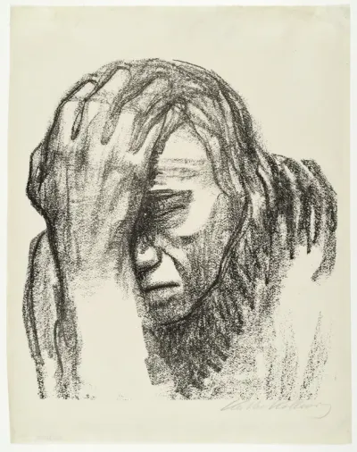 "Nachdenkende Frau"