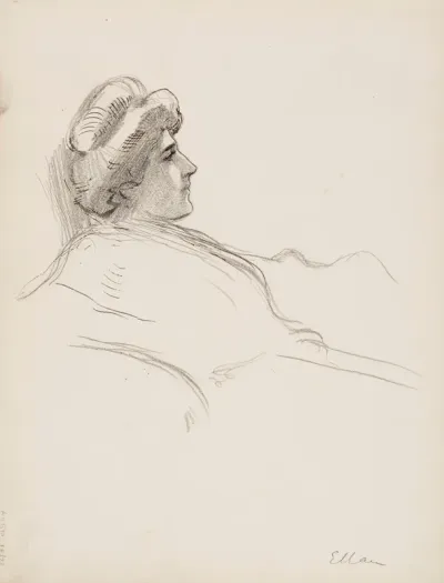 Naisen profiili (Ellan)