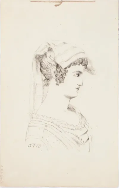 Naisen profiili, merkitty: 18 16/5 73