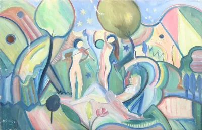 Naked women at the park.