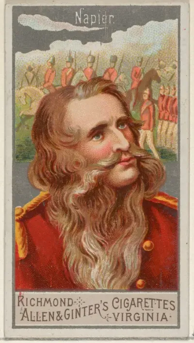 Napier, from the Great Generals series (N15) for Allen & Ginter Cigarettes Brands