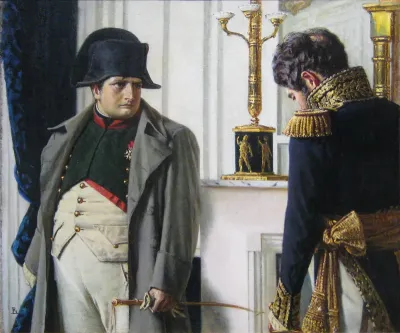 Napoleon and general Lauriston