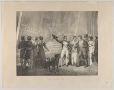 Napoleon and Josephine Visiting the Studio of David, January 4, 1808