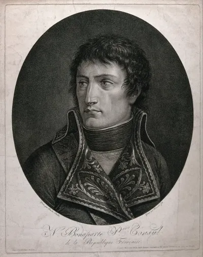 Napoleon Bonaparte: head and shoulders
