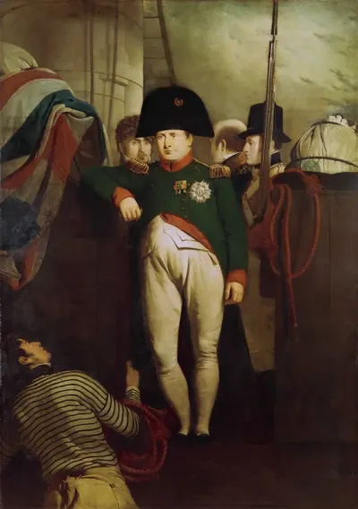 Napoleon Bonaparte on Board the 'Bellerophon' in Plymouth Sound