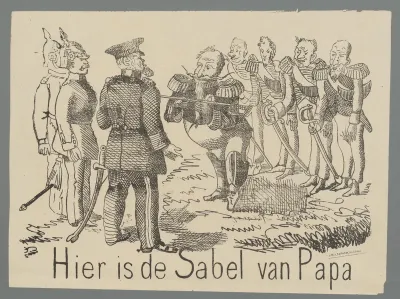 Napoleon III geeft zich over aan de Pruisische koning Wilhelm I