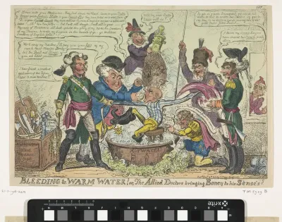 Napoleon in bad, 1813