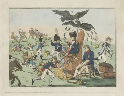 Napoleon in de Kakstoel, 1813