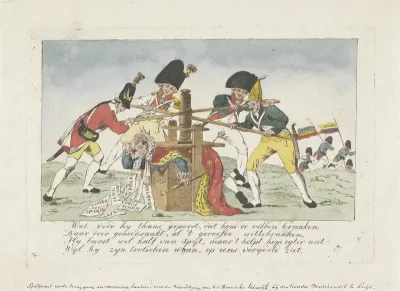 Napoleon in de pers, 1813