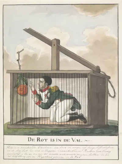 Napoleon in de rattenval, 1813