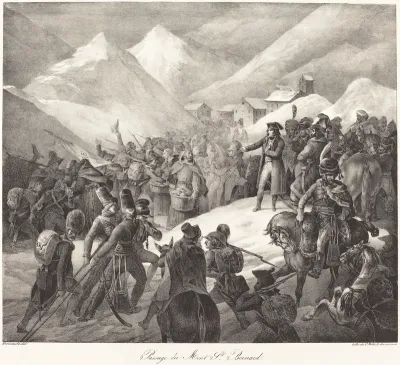 Napoleon's Army Crossing the St. Bernard Pass