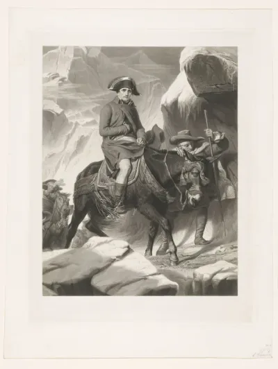 Napoleon steekt de Alpen over