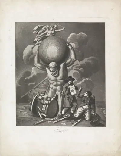 Napoleon van de trap gevallen, 1814