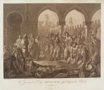 Napoleon visiting the plague-stricken at Jaffa