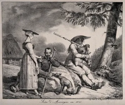Napoleon visiting the wounded after the Battle of Eylau