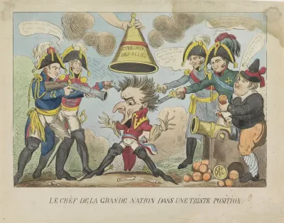 Napoleon wordt uitgedoofd, 1813-1814