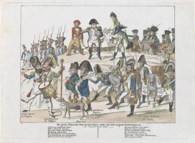 Napoleons leger trekt weer ten strijde, 1815