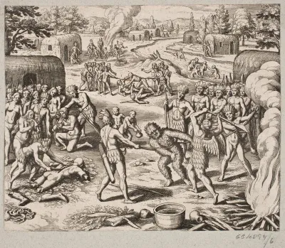 Når de fanger en af deres fjender bliver de på barbarisk og umenneskelig vis henrettet og spist