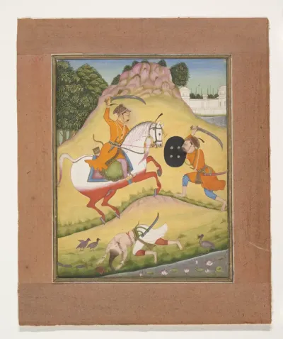 Nata Ragina: Folio from a ragamala series (Garland of Musical Modes)