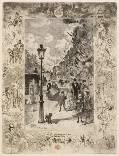 National Holiday on the Boulevard de Clichy