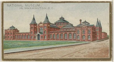 National Museum in Washington, from the General Government and State Capitol Buildings series (N14) for Allen & Ginter Cigarettes Brands