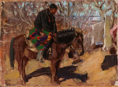 Native American on Horseback