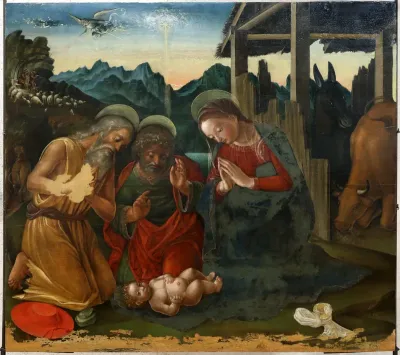 Natività di Cristo con san Girolamo