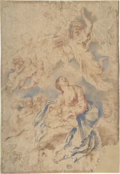 Nativity with Angels